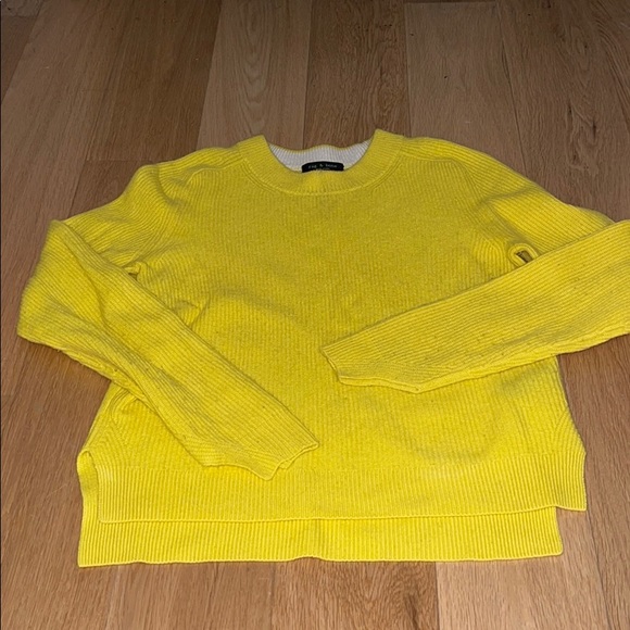 rag & bone Sweaters - Rag & Bone bright yellow cashmere sweater